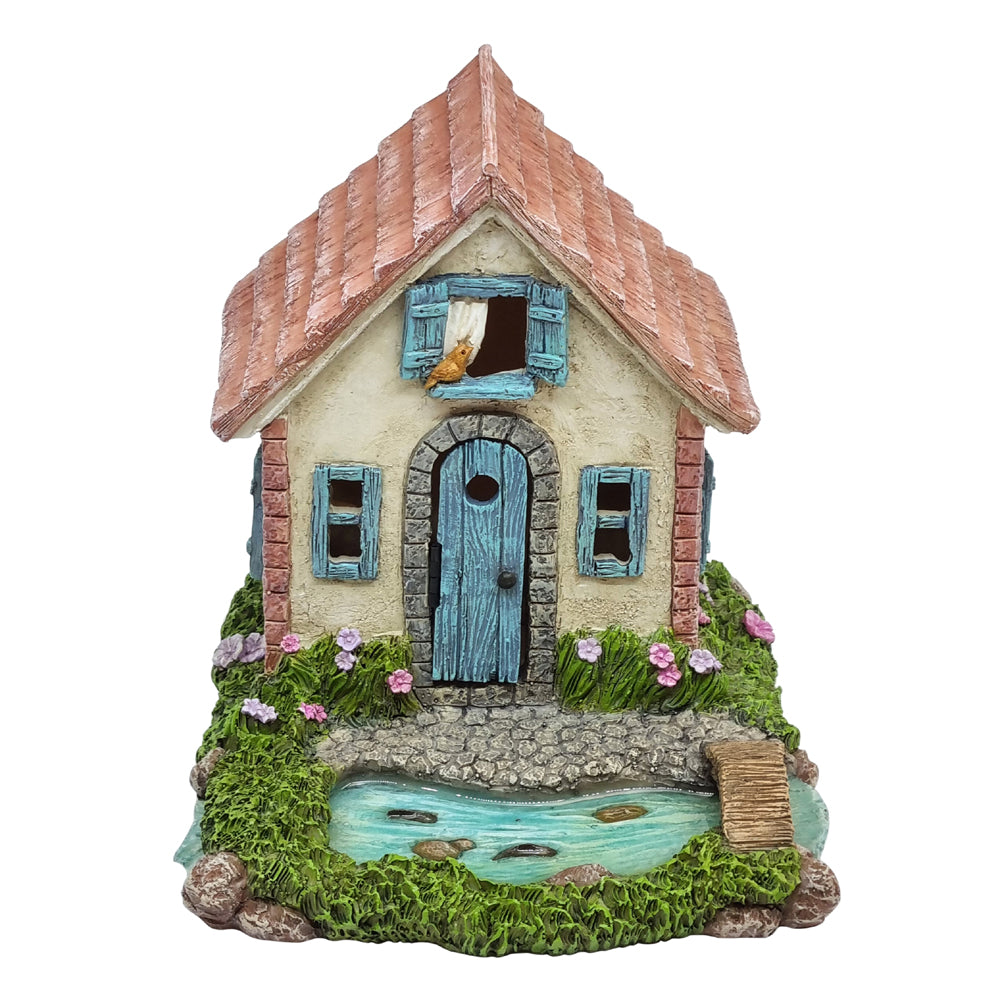 Riverside Fairy Cottage with opening door image 2