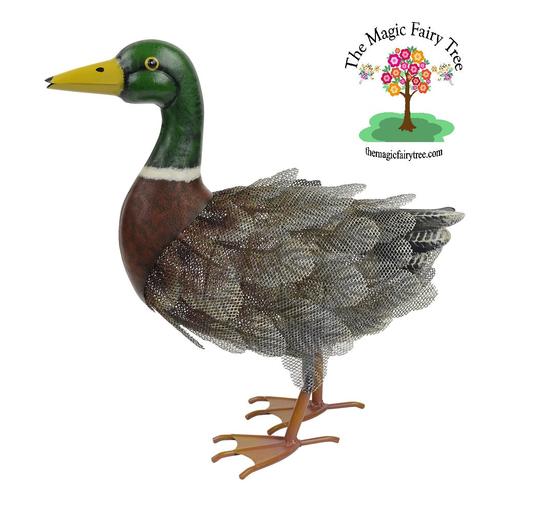 Mr Duck Metal Garden Sculpture image 2