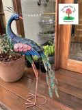 Tal Metal Peacock Garden Statue image 0