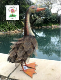 Mrs Duck Metal Garden Sculpture image 0