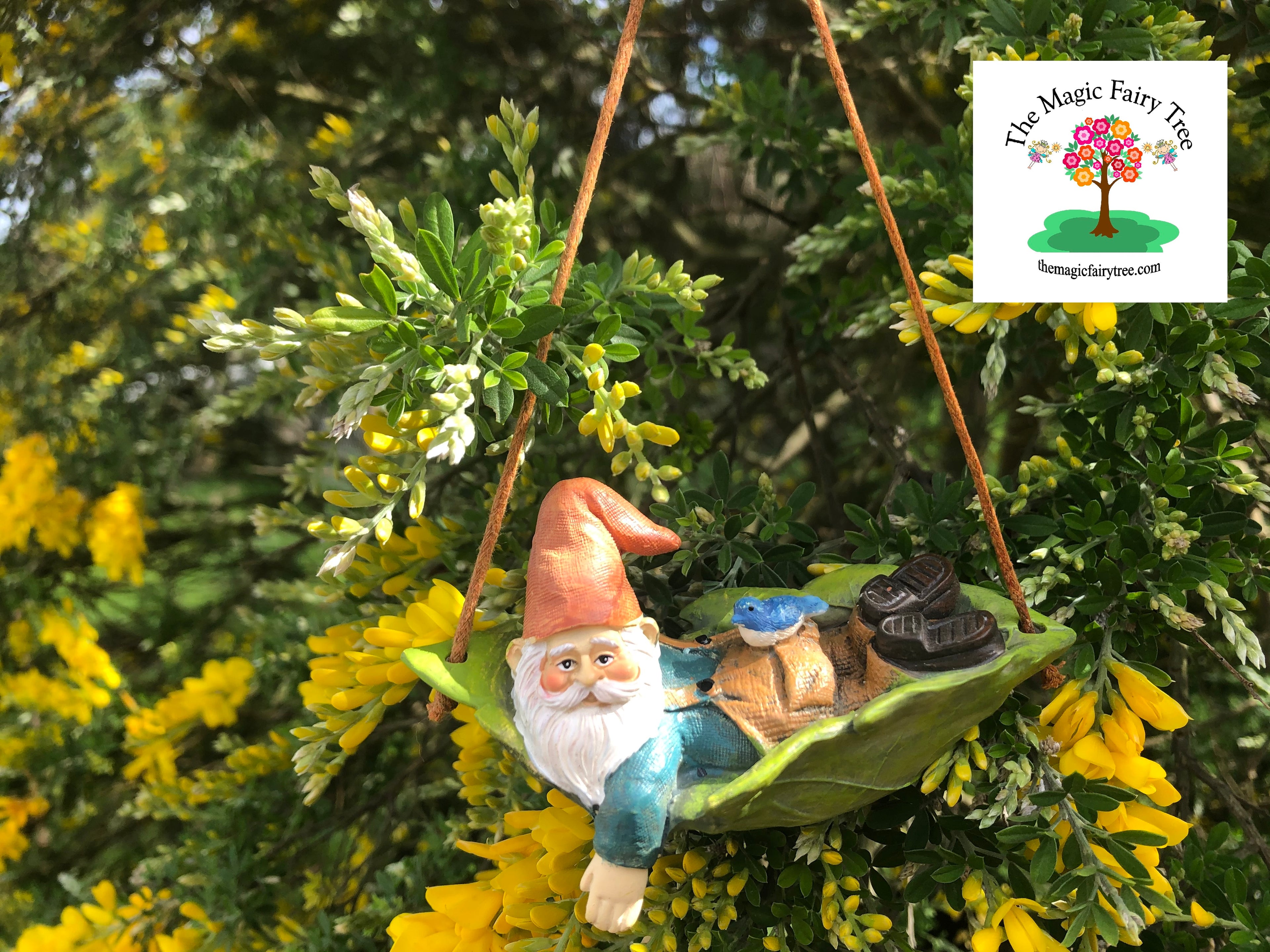 Gnome on a leaf swing image 6