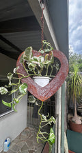 Rusty hanging heart planter  image 0