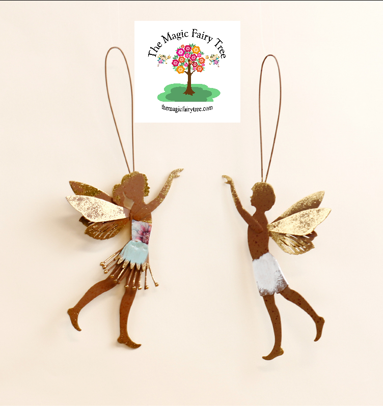 Metal Pixie Fairy and Elf Fairy Hangers Wall Art image 6