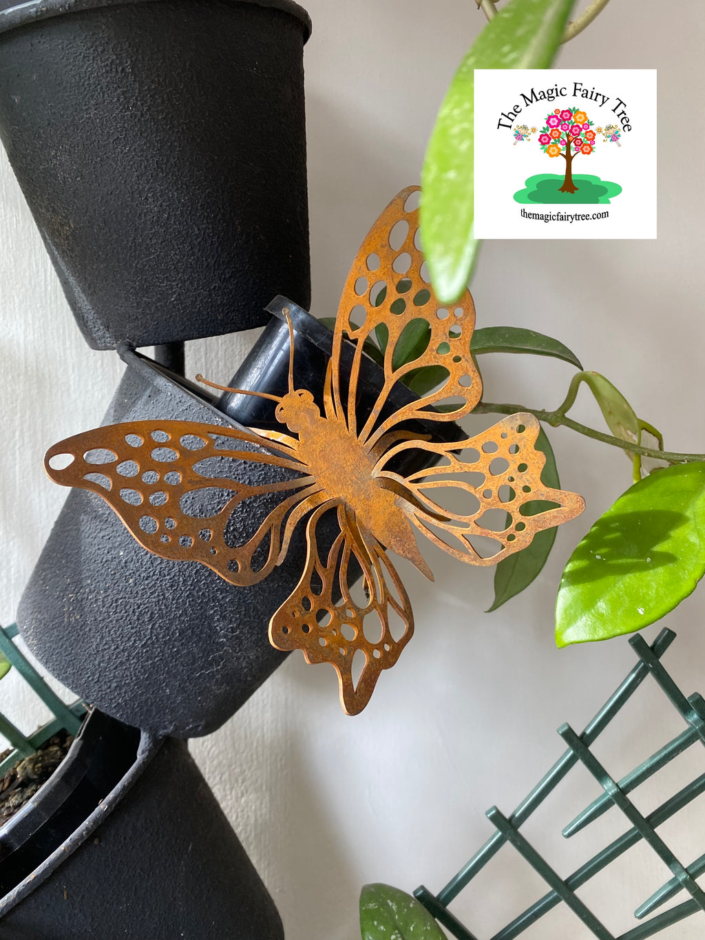 Dragonfly Bee or Butterfly Pot Sitter Decor image 8