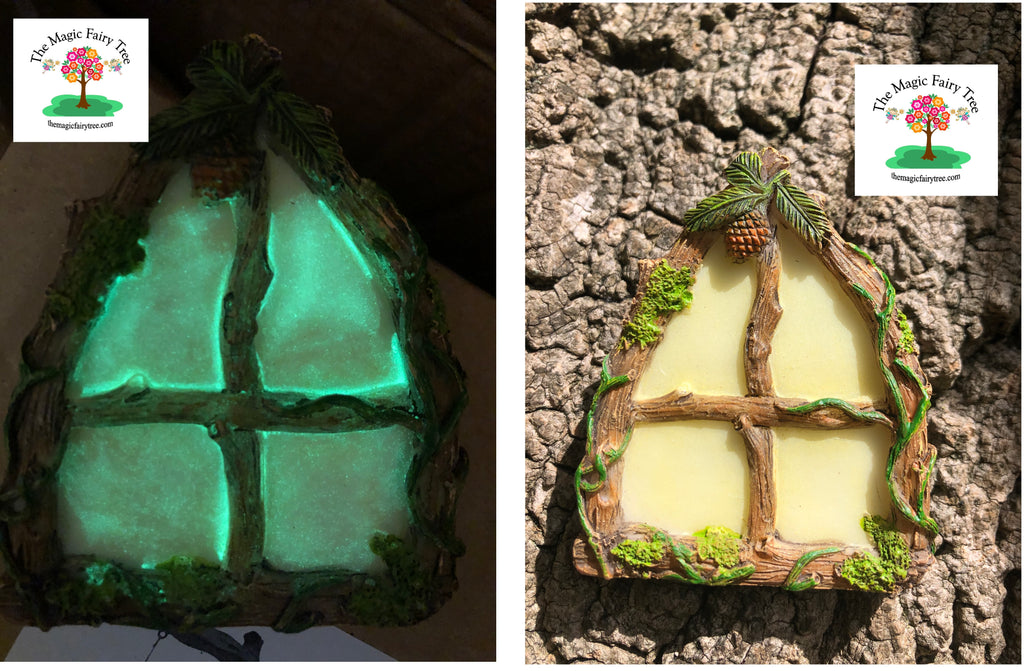 Glow in the Dark Arched Fairy Window image 0