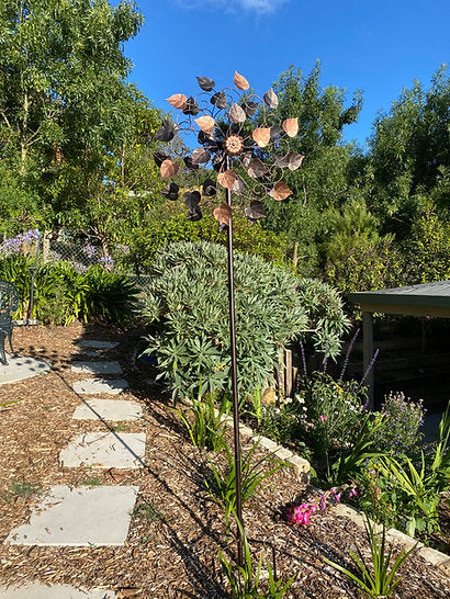Bronze Leaf Windspinner