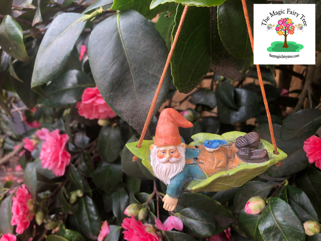 Gnome on a leaf swing image 5
