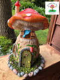 Red Mushroom House with opening door