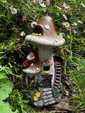 Solar mushroom gnome house