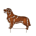 Rusty Metal Labrador Stake