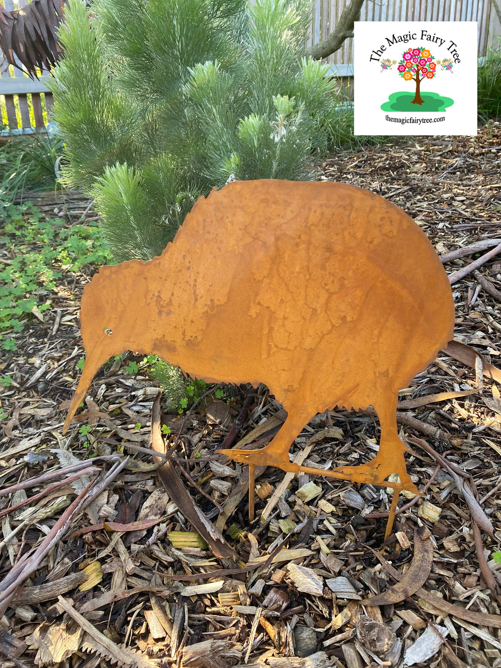 Metal Kiwi Garden Stake image 1