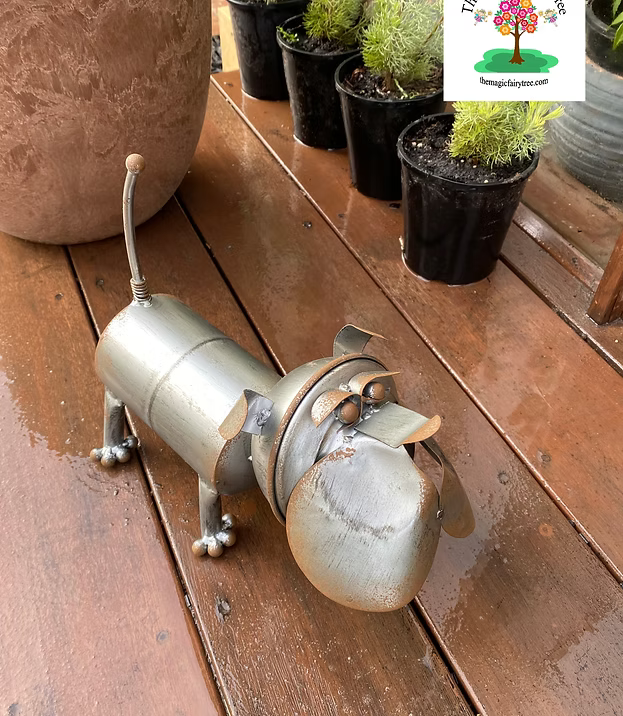 Dora the Bulldog Dog Kinetic Art
