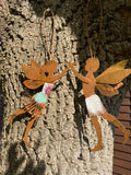 Metal Pixie Fairy and Elf Fairy Hangers Wall Art image 0
