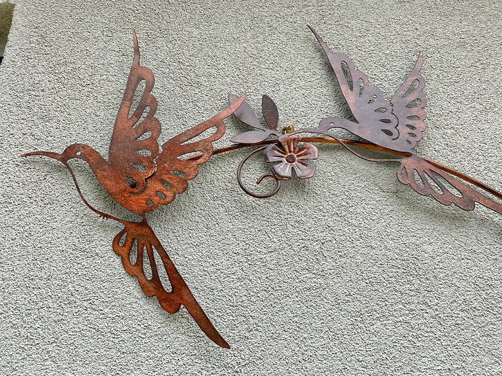 Metal Garland Wall Art - butterfly, dragonfly, bee, bird