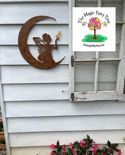 Moon Fairy Garden Wall Art Hanging