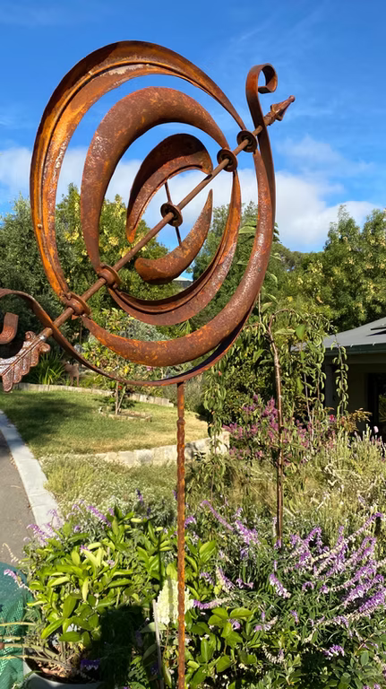 Rustic Orb Windspinner