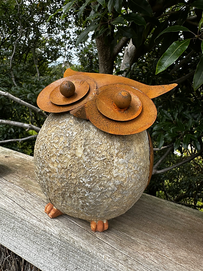 Resin and Rust Owl Set