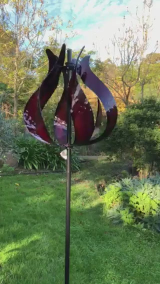 Red Tulip Windspinner