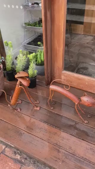 Stretching Cat Kinetic Art