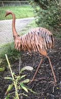 XL Metal Emu Garden Sculpture