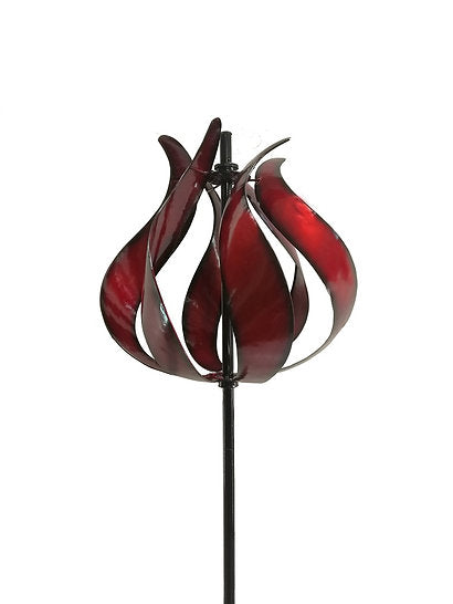 Red Tulip Windspinner