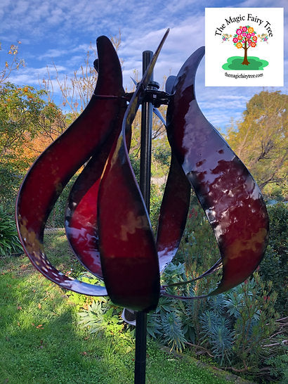 Red Tulip Windspinner